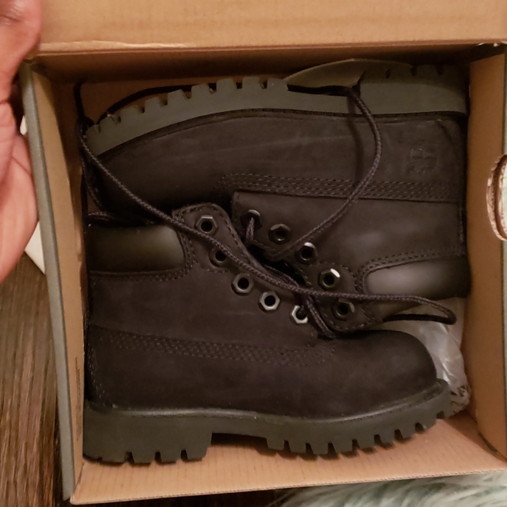 Toddler Timberland Boots-Black